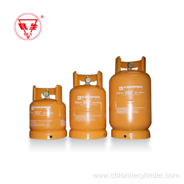Gas cylinder 8kg with valve used for camping